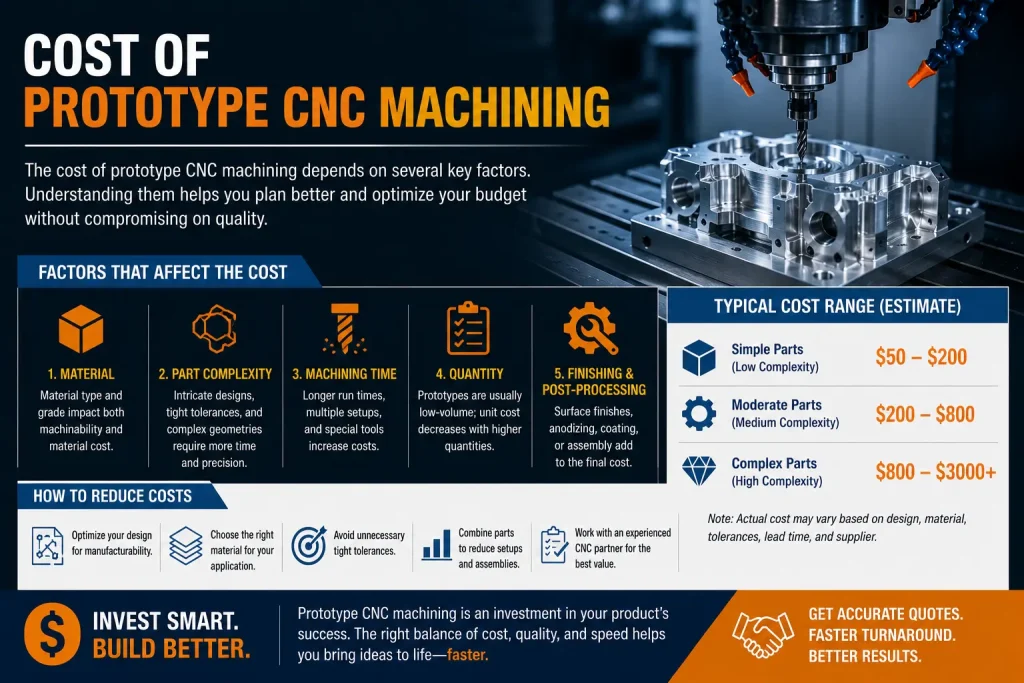 cost of prototype cnc machining