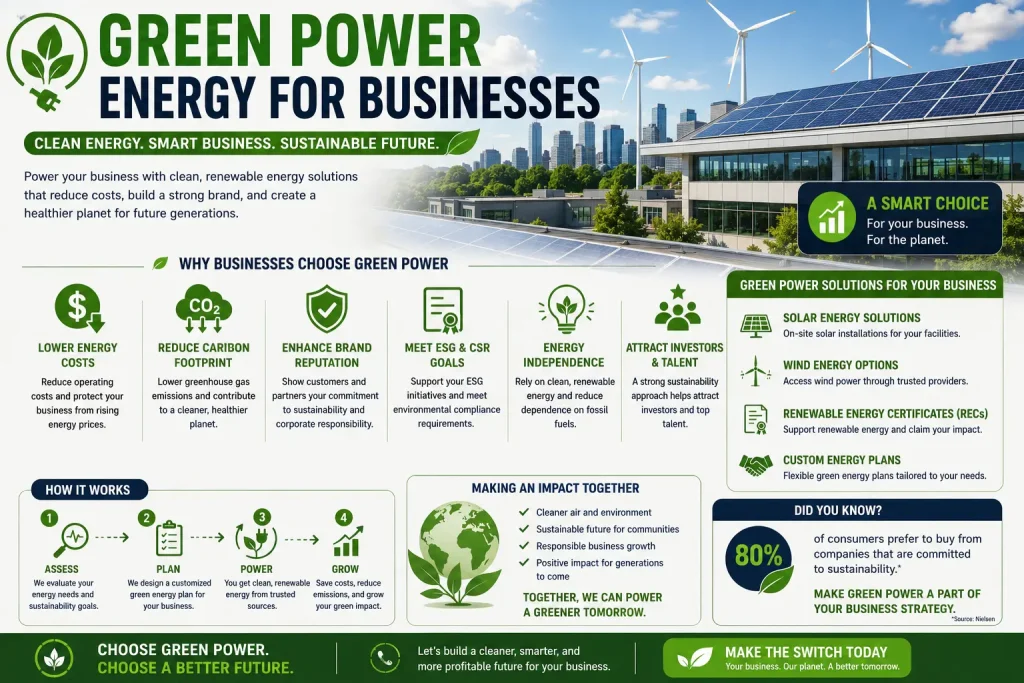 green power energy for businesses