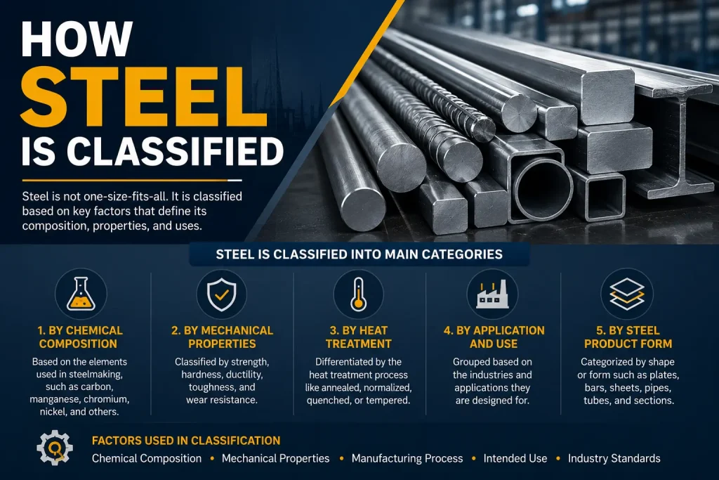 how steel is classified