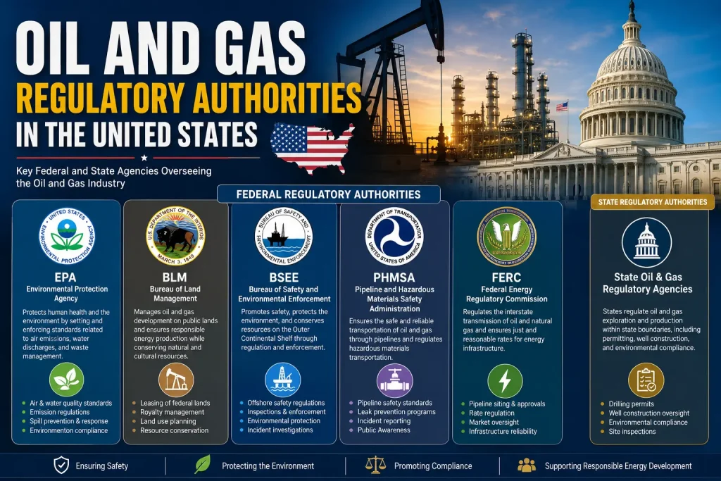 oil and gas regulatory authorities in the united states