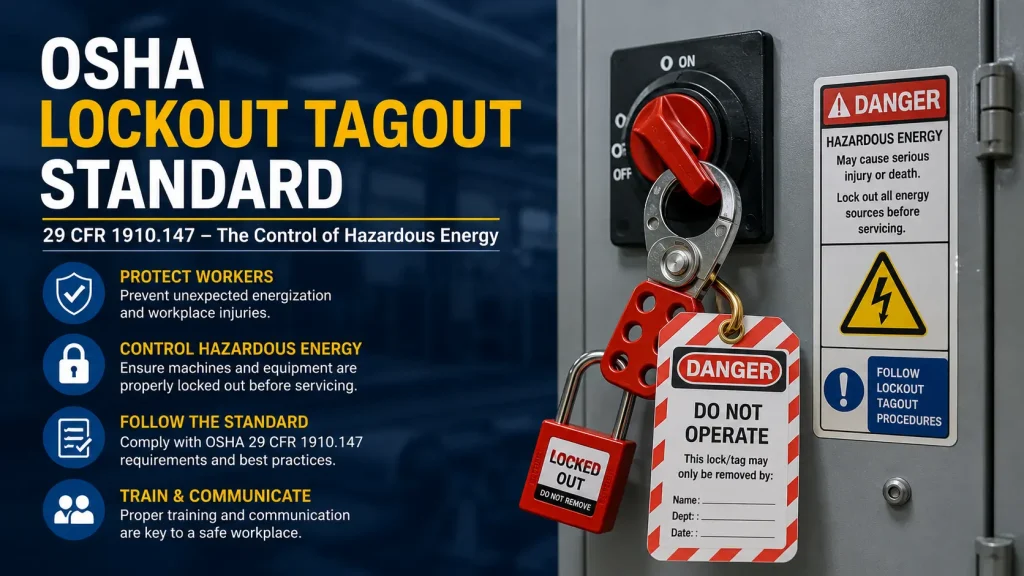osha lockout tagout standard
