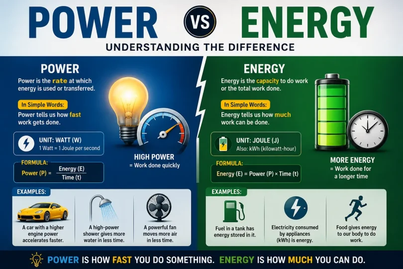 power vs energy