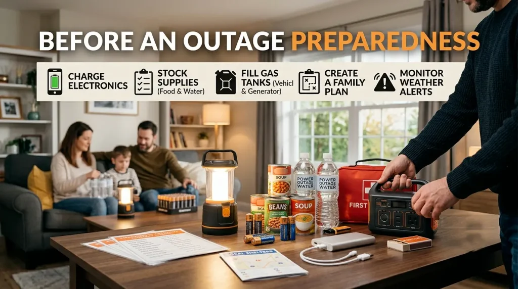 before an outage