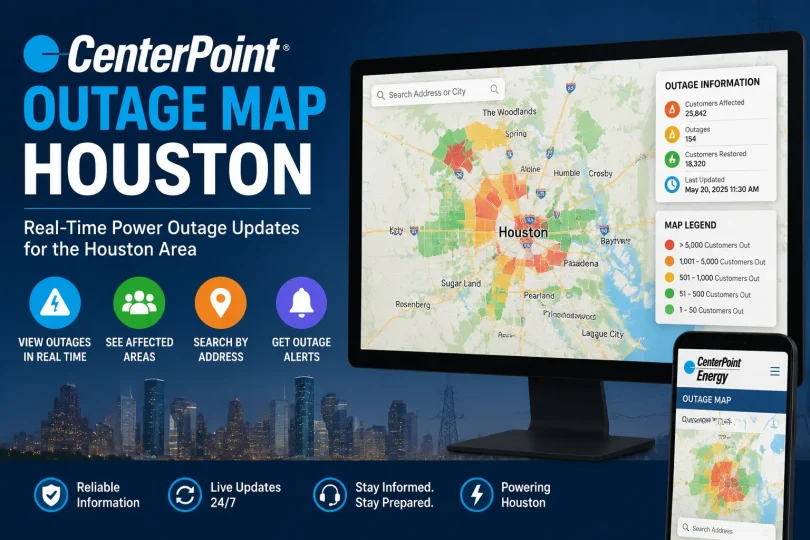 centerpoint outage map houston