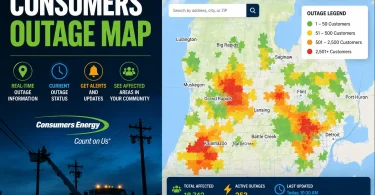 consumers outage map