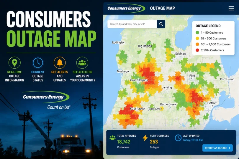 consumers outage map