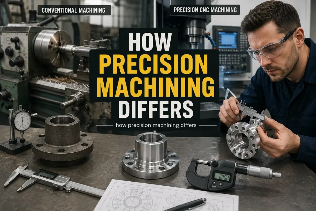 how precision machining differs