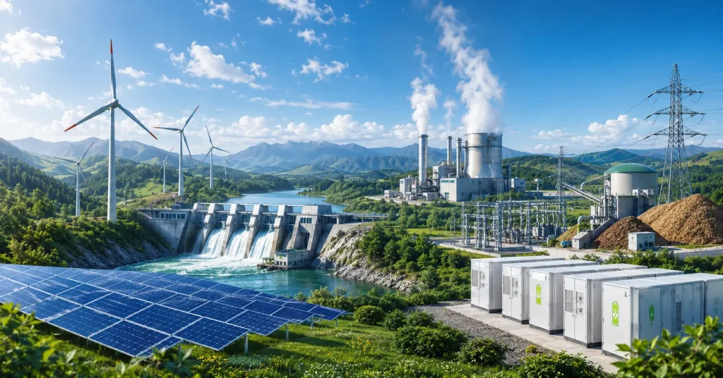 main types of energy technology