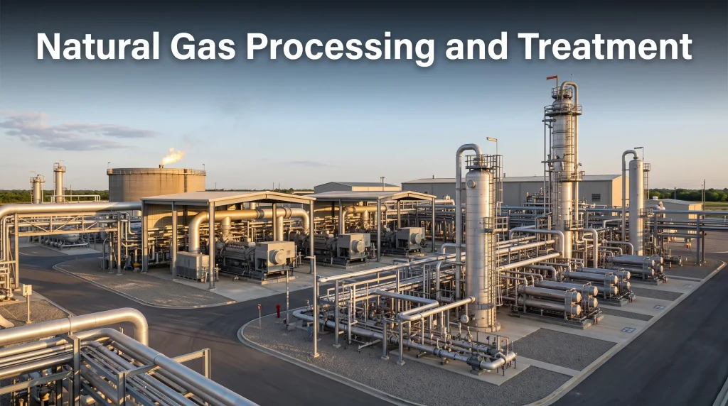 natural gas processing and treatment