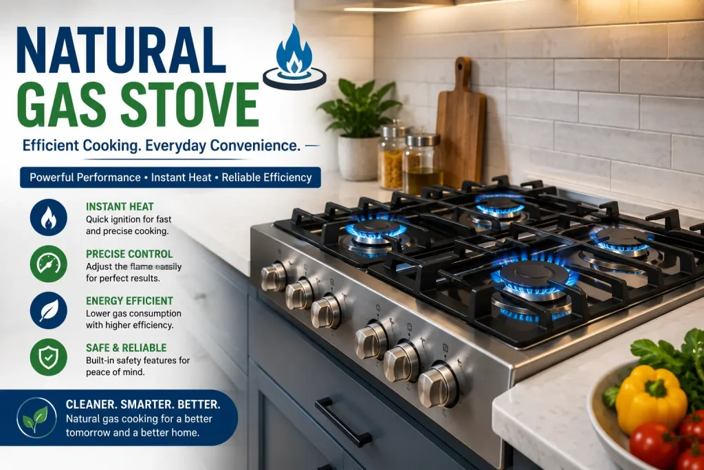 natural gas stove