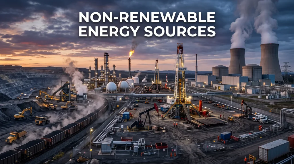 non-renewable energy sources