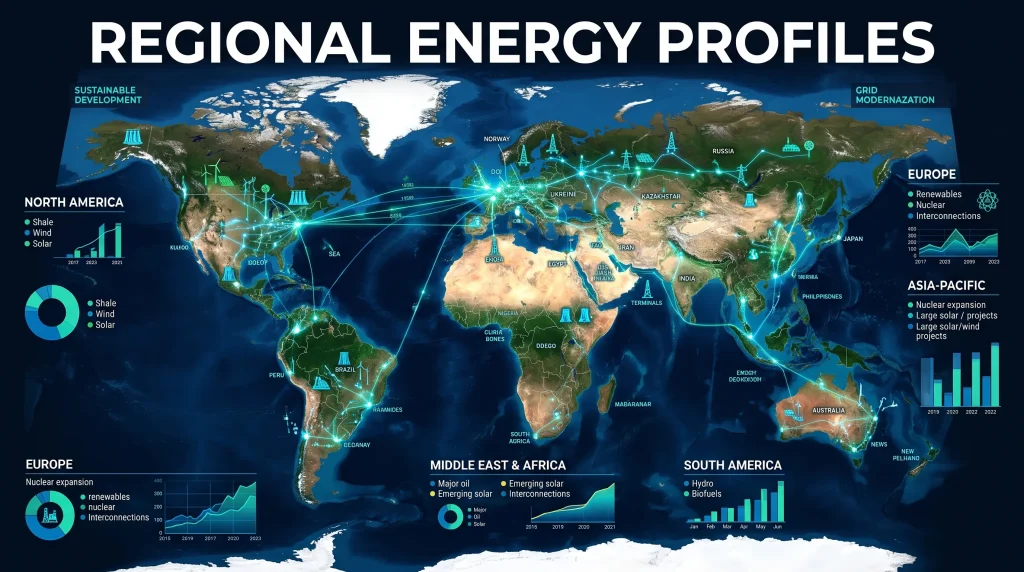 regional energy profiles