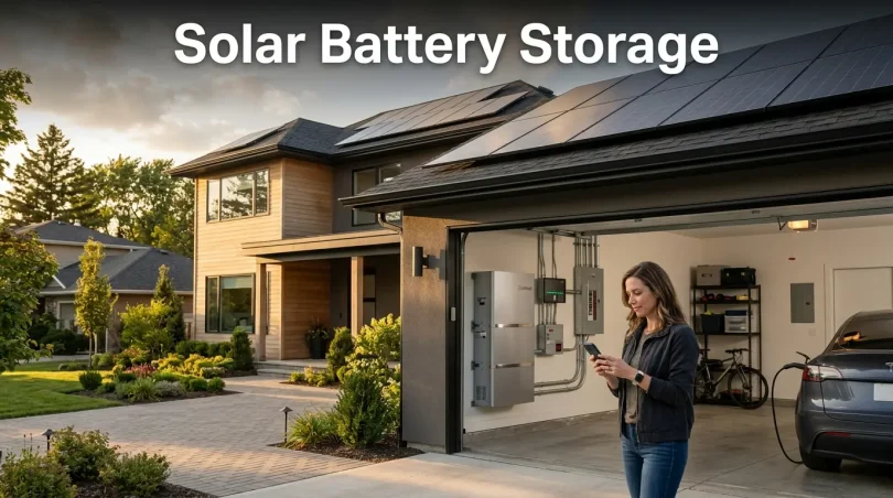 solar battery storage