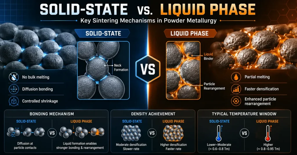 solid state vs liquid phase