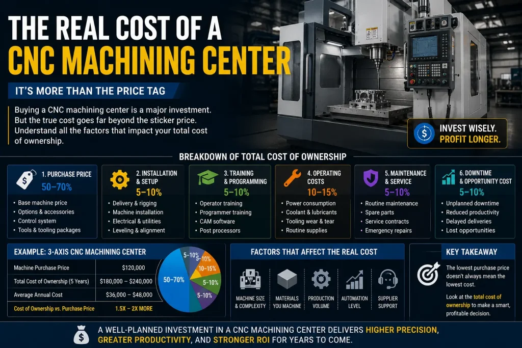 the real cost of a cnc machining center