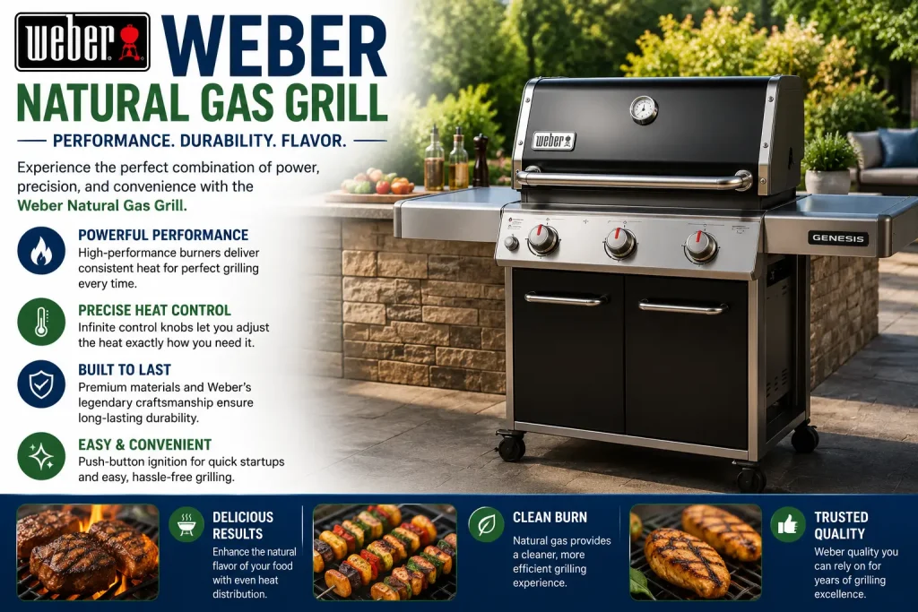 weber natural gas grill