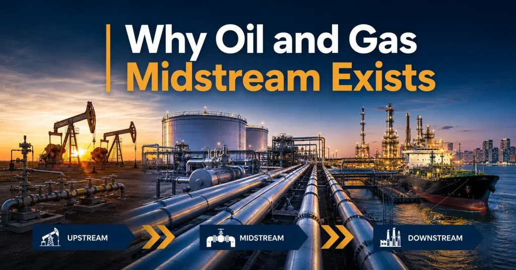 why oil and gas midstream exists