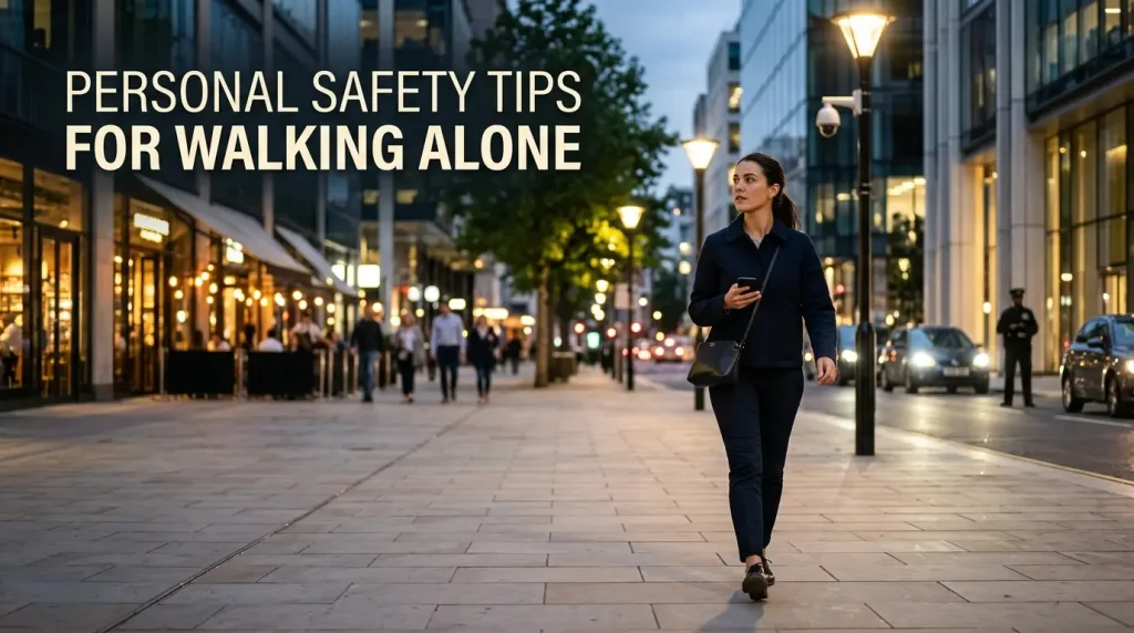 personal safety tips for walking alone