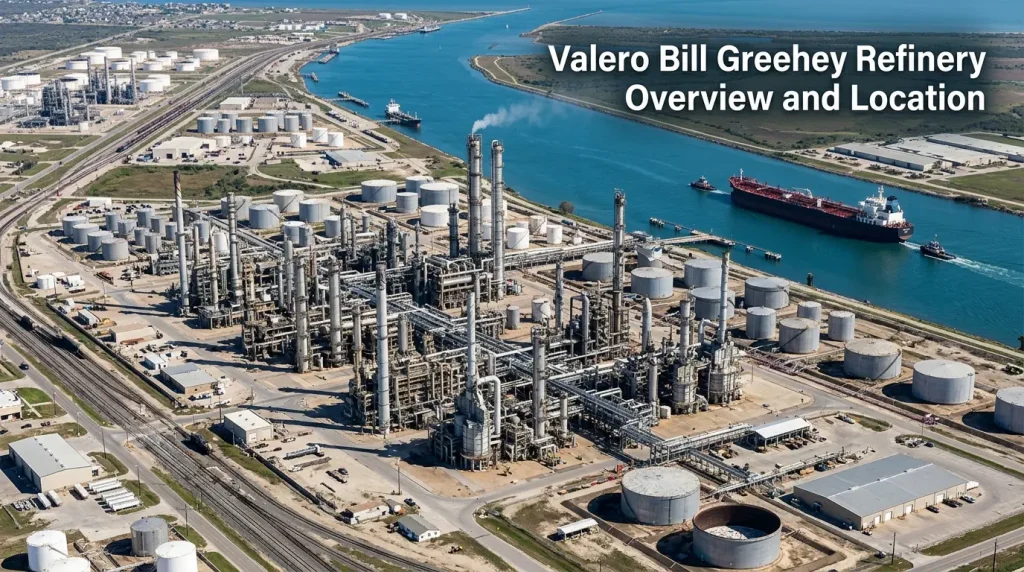 valero bill greehey refinery overview and location
