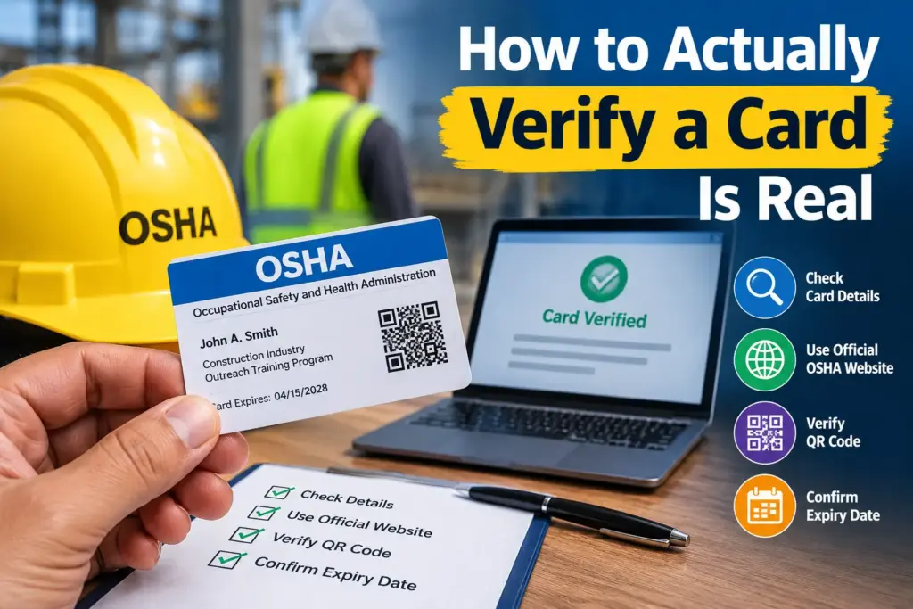 how to actually verify a card is real