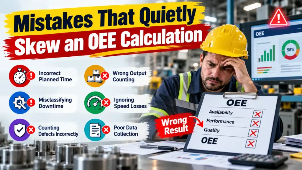 mistakes that quietly skew an oee calculation