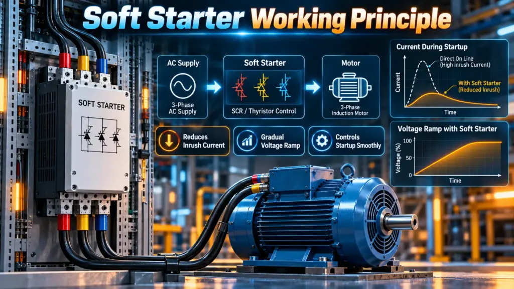 soft starter working principle