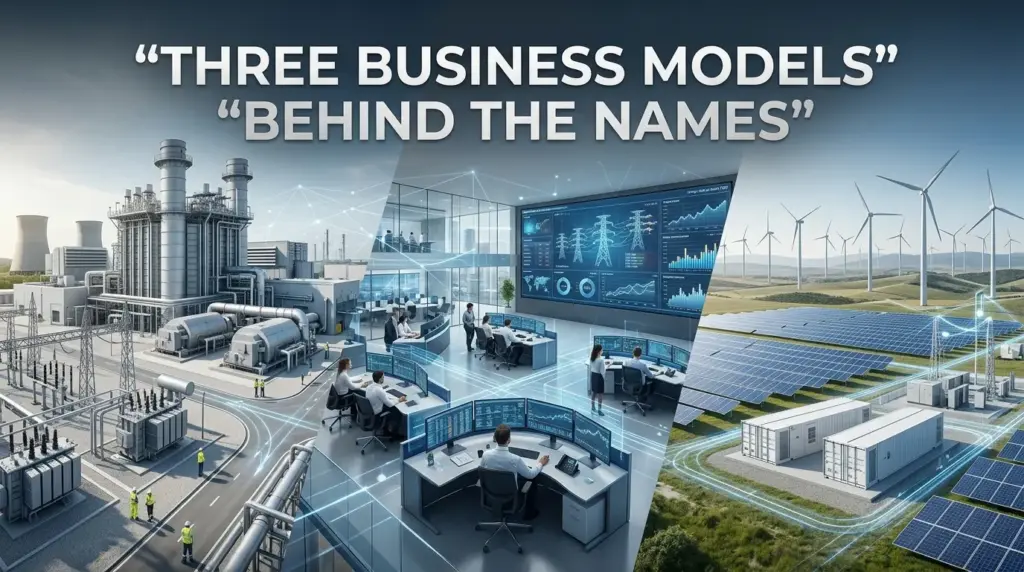 three business models behind the names