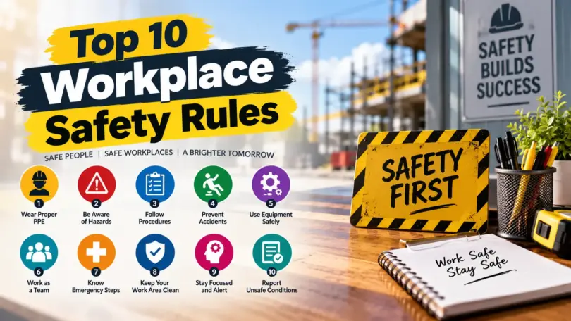 top 10 workplace safety rules